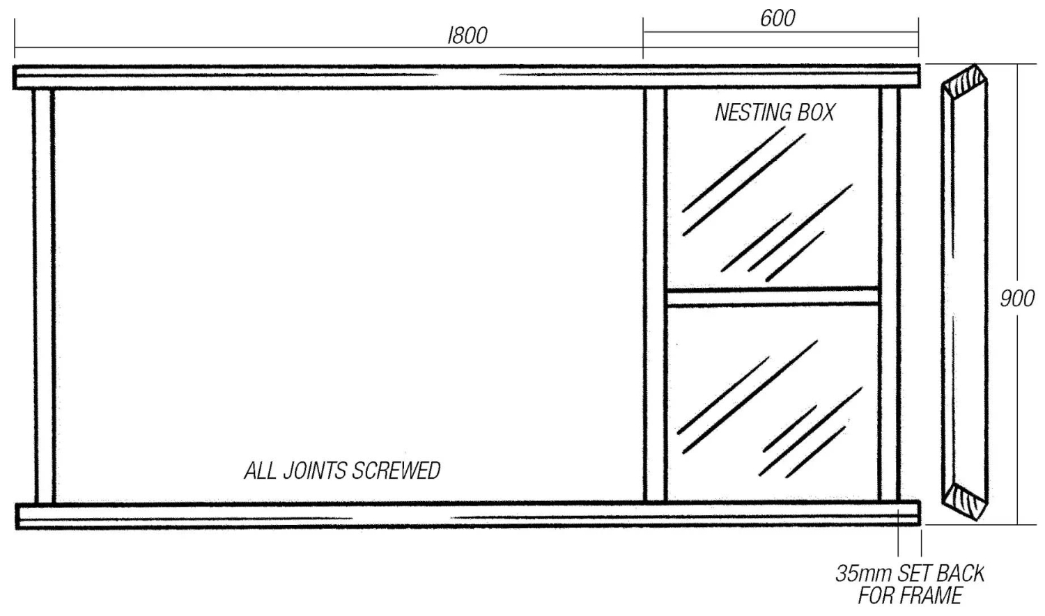 Build your own animal hutch Sunshine Mitre 10
