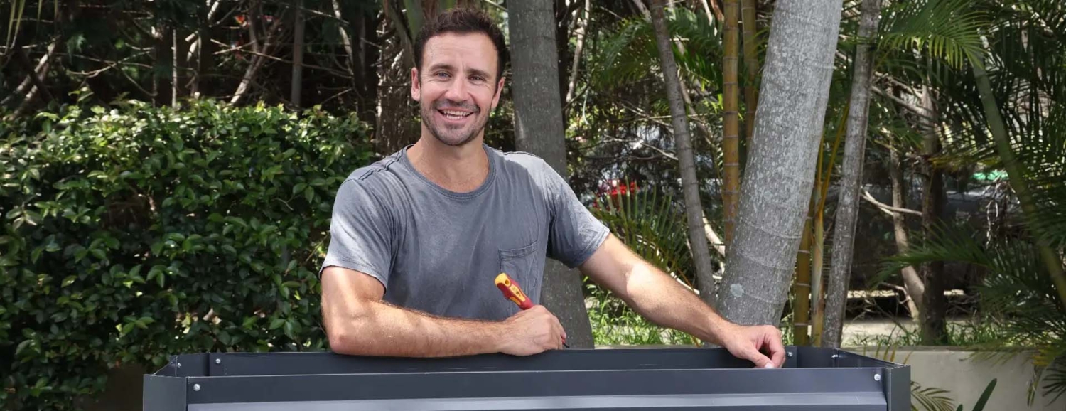 How to build a raised garden bed Sunshine Mitre 10